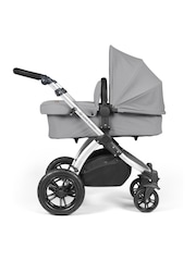 Ickle Bubba Silver Pearl Grey Black Stomp Luxe All-In-One I Size Travel System with Ci Base - Image 3 of 6