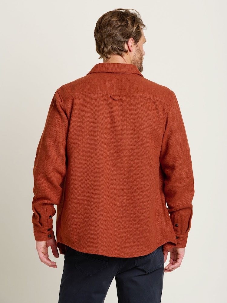Brakeburn Orange Overshirt - Image 2 of 4