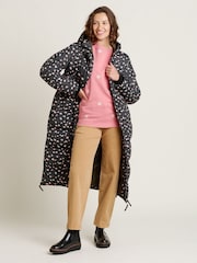 Brakeburn Grey Winterminster  Aop Puffer Coats - Image 1 of 4
