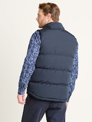 Brakeburn Blue Padded Corduroy Lined Gilet - Image 2 of 5