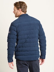 Brakeburn Blue Quilted Corduroy Shacket - Image 3 of 5