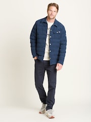 Brakeburn Blue Quilted Corduroy Shacket - Image 5 of 5