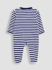 JoJo Maman Bébé Striped Paddington Sleepsuit - Imagen 2 de 3
