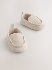 Neutral Loafer Baby Suede Shoes (0-24mths) - Image 3 of 6