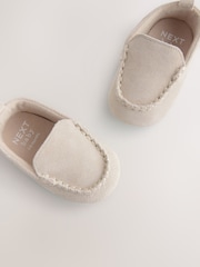 Neutral Loafer Baby Suede Shoes (0-24mths) - Image 4 of 6