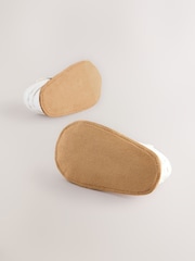 White Baby Woven Sandals (0-24mths) - Image 6 of 6