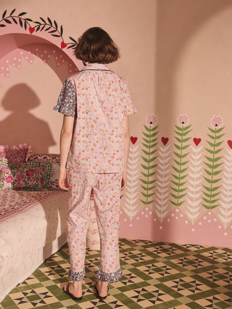 Cath Kidston Waters Ditsy 100% Cotton Button Through Pyjamas - Image 3 of 12
