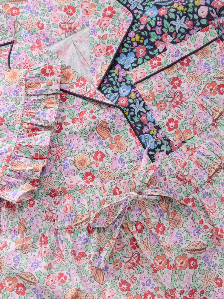 Cath Kidston Waters Ditsy 100% Cotton Button Through Pyjamas - Image 5 of 5