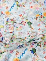 Cath Kidston Pale Blue 100% Cotton Short Pyjamas Set - Image 9 of 9
