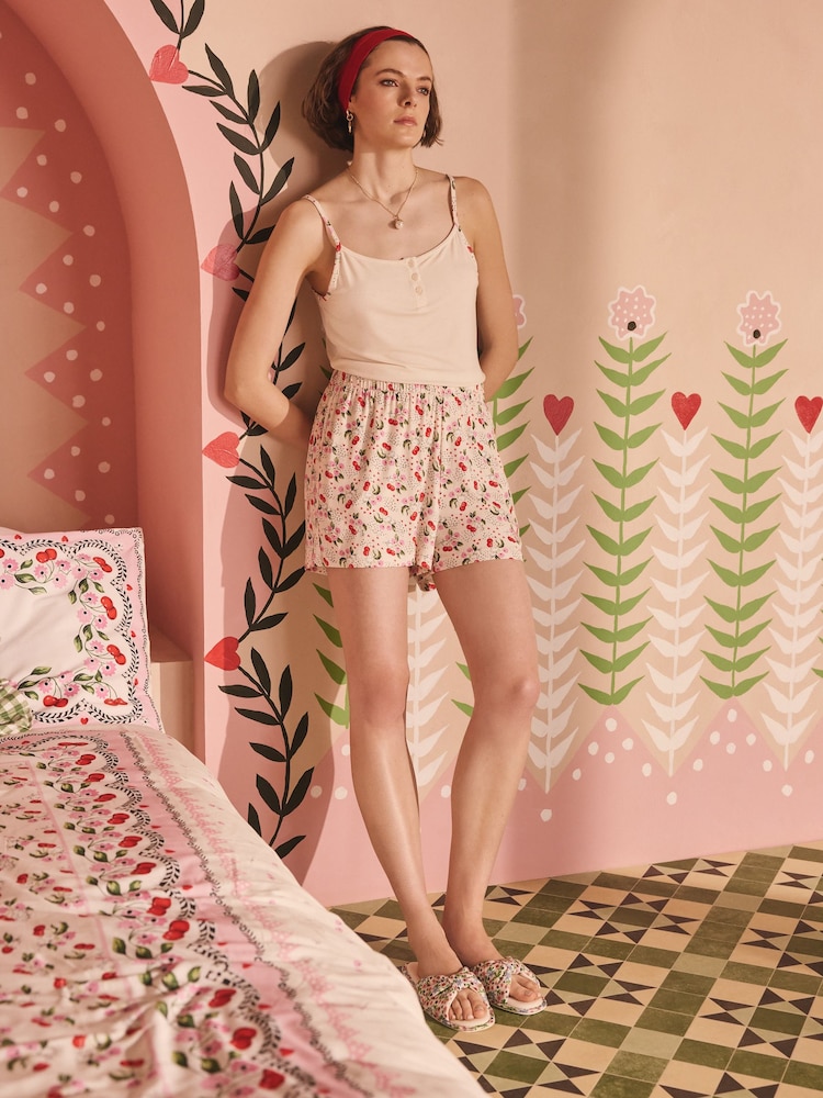 Cath Kidston Cami Shorts Pyjamas Set - Imagen 1 de 10