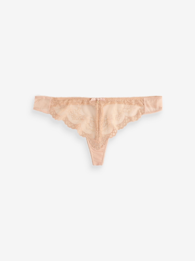 Gossard Nude Superboost Lace Thong - Image 4 of 4 Gossard Nude Superboost Lace Thong - Image 4 of 4