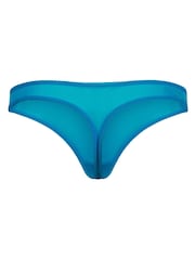Gossard Blue Glossies Thong - Image 10 of 10