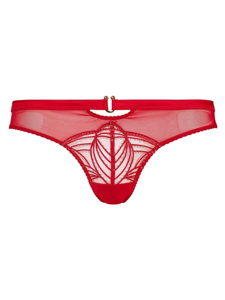 Gossard Red Viva Briefs - Image 11 of 11