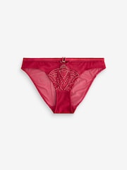 Gossard Red Viva Briefs - Image 8 of 11