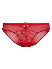 Gossard Red Viva Briefs - Image 9 of 11