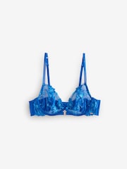 Lipsy Floral Embrodiery Non Padded Plunge Bra - Bild 5 von 7