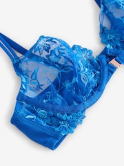 Lipsy Floral Embrodiery Non Padded Plunge Bra - Bild 6 von 7