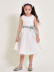 Monsoon Natural Frankie Scuba Bridesmaid Dress - Image 1 of 4