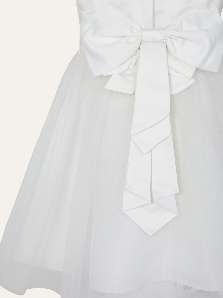 Monsoon Natural Baby Tulle Bridesmaid Dress - Image 2 of 3