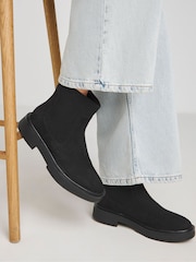 Simply Be Black Wide Fit Classic Chelsea Ankle Boots - Image 1 of 4