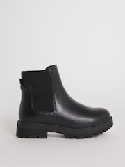 Simply Be Black Wide Fit Chelsea Ankle Boots - Image 1 of 3
