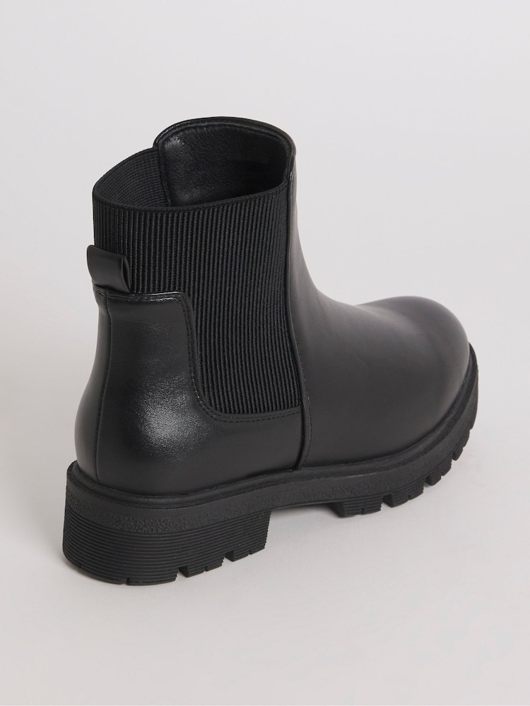 Simply Be Black Wide Fit Chelsea Ankle Boots - Image 3 of 3