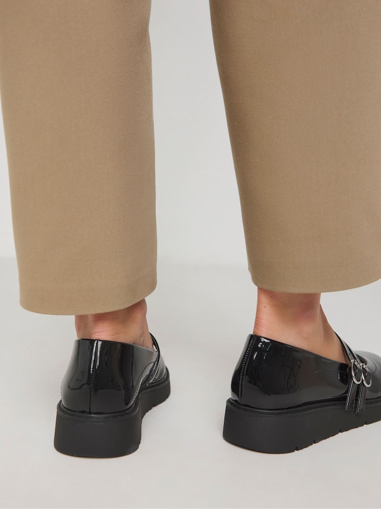 Simply Be Wide Fit Bajo Wedge Mary Jane Shoes - Imagen 2 de 4