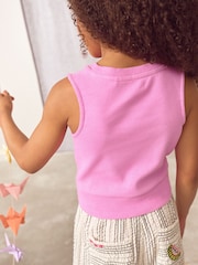 Pink Wrap Front Rib Vest (3-16yrs) - Image 3 of 8