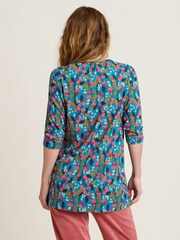 Brakeburn Blue Trailing Berry 100% Cotton Tunic - Image 2 of 4