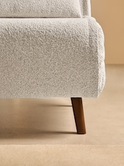 MADE.COM Off White Natural Pax Boucle Large Haru 2 Seater Sofa Bed - Image 3 of 7