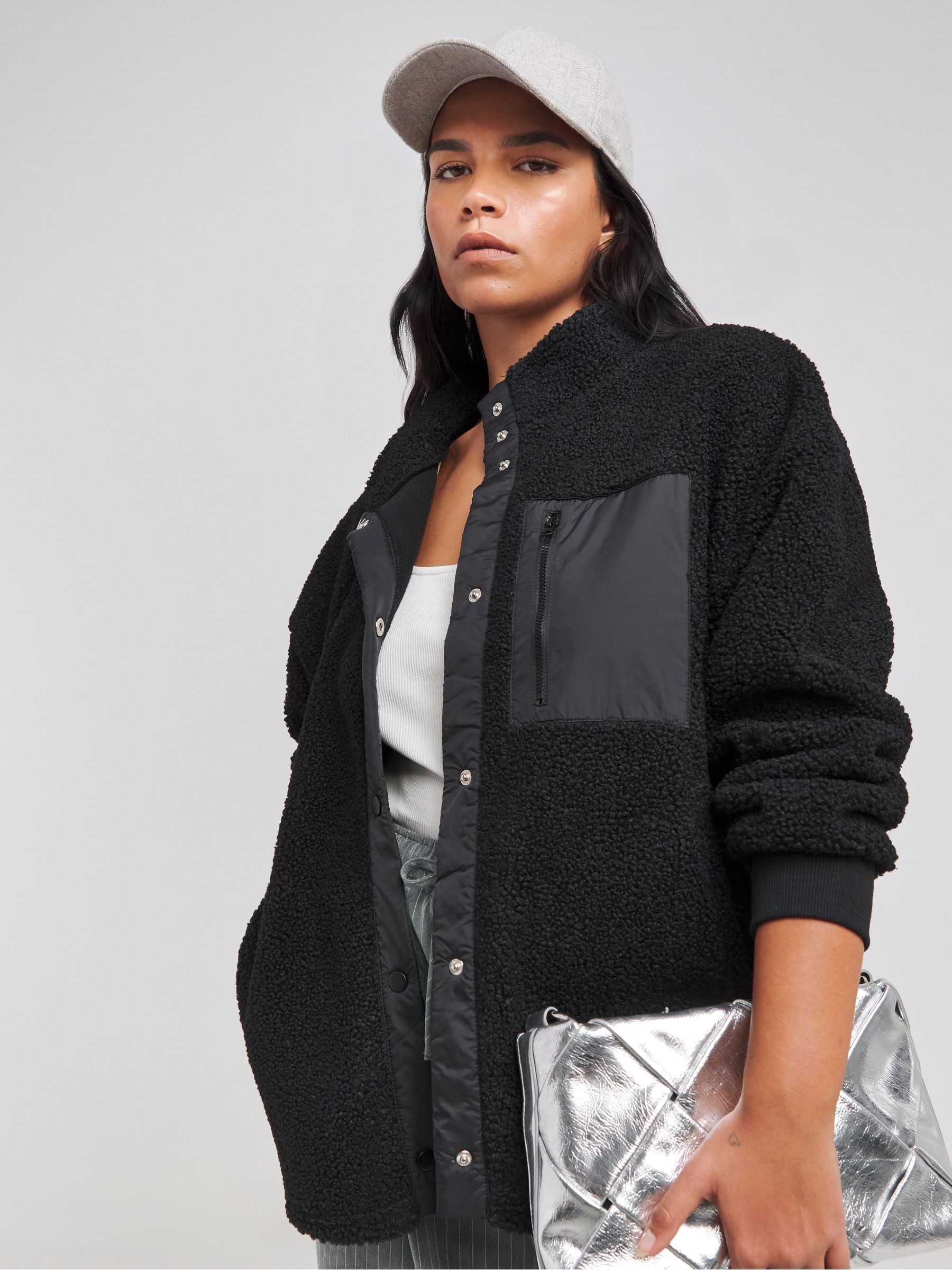 Simply be teddy coat top