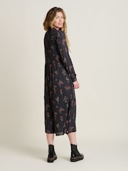 Brakeburn Grey Bella Maxi Shirt Dress - Image 4 of 4