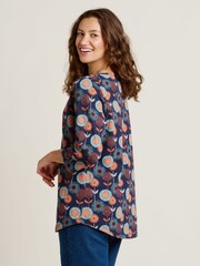 Brakeburn Blue Freya Long Sleeve 100% Cotton T-Shirt - Image 2 of 4