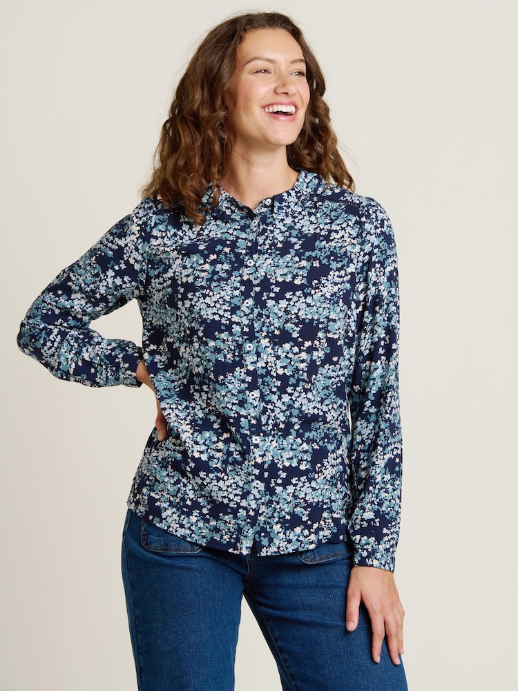 Brakeburn Blue Jasmine Blouse - Image 1 of 4