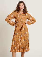 Brakeburn Gold Meadow Midi Dress - Image 2 of 6