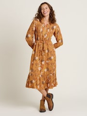 Brakeburn Gold Meadow Midi Dress - Image 3 of 6