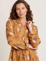 Brakeburn Gold Meadow Midi Dress - Image 5 of 6