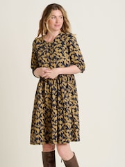 Brakeburn Gold Charlotte 100% Cotton Dress - Image 4 of 5