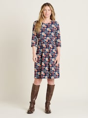 Brakeburn Blue Freya 100% Cotton Dress - Image 2 of 5
