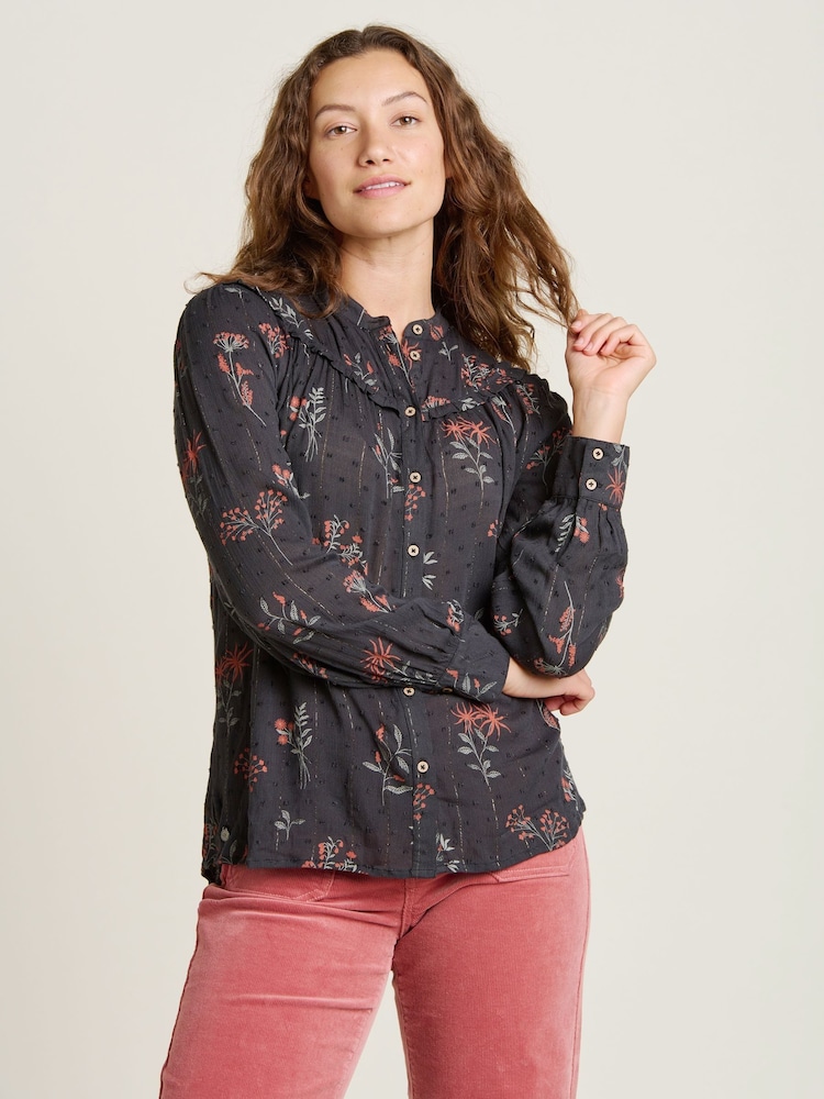 Brakeburn Grey Bella Blouse - Image 1 of 4
