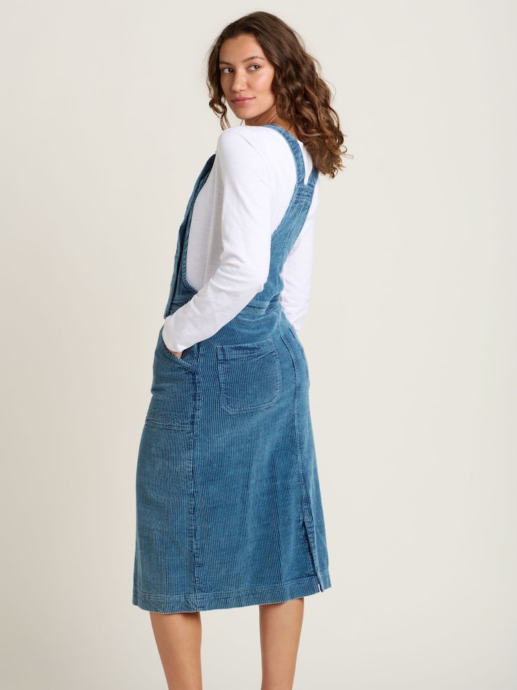 Brakeburn Blue Portland Pinny 100% Cotton Dress - Image 3 of 5