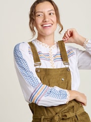 Brakeburn Green Belted Cord Dungarees - Image 3 of 4