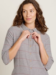 Brakeburn Grey Westbourne Shirt 100% Cotton Dress - Image 4 of 4