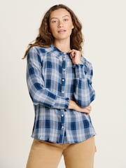 Brakeburn Blue Gold Hill 100% Cotton Blouse - Image 1 of 4