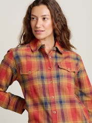 Brakeburn Orange Cogden 100% Cotton Jacket - Image 3 of 4
