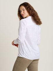 Brakeburn White 100% Cotton Stars Shirt - Image 2 of 4