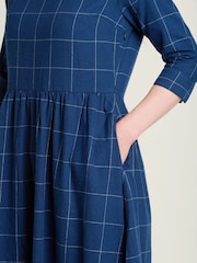 Brakeburn Blue 100% Cotton Upton Dress - Image 4 of 5