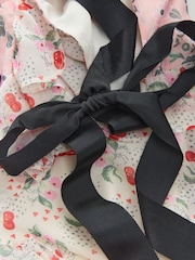 Cath Kidston Pink Cherry Bunches Ruffles Maxi Dress - Image 8 of 8