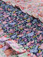 Cath Kidston Waters Ditsy Ruched Midi 100% Cotton Dress - Image 7 of 8
