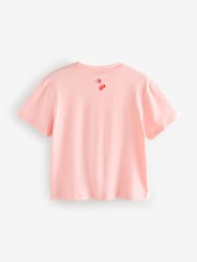 Pink Cherry Bunches - Cath Kidston 100% Cotton T-Shirt - Imagen 6 de 8